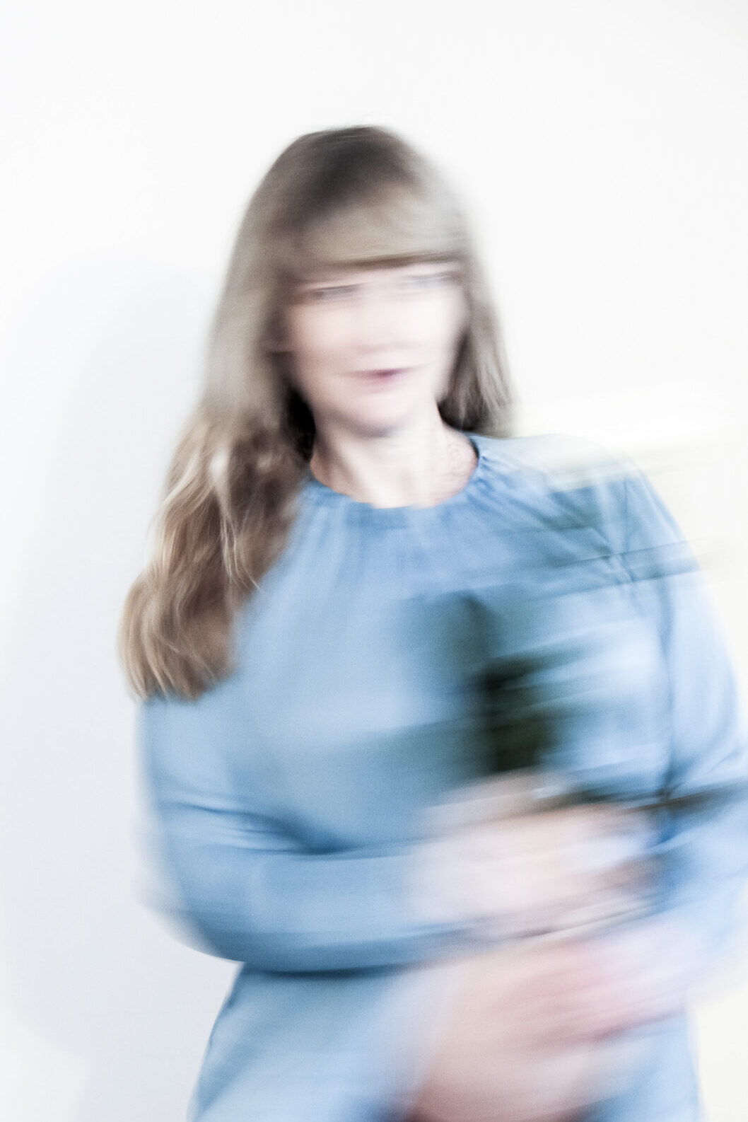 woman in motion